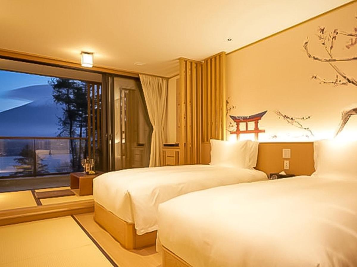 Kumonoue Fuji Hotel Deluxe Room - Mt Fuji View With Open-Air Bath Fujikawaguchiko Exterior photo