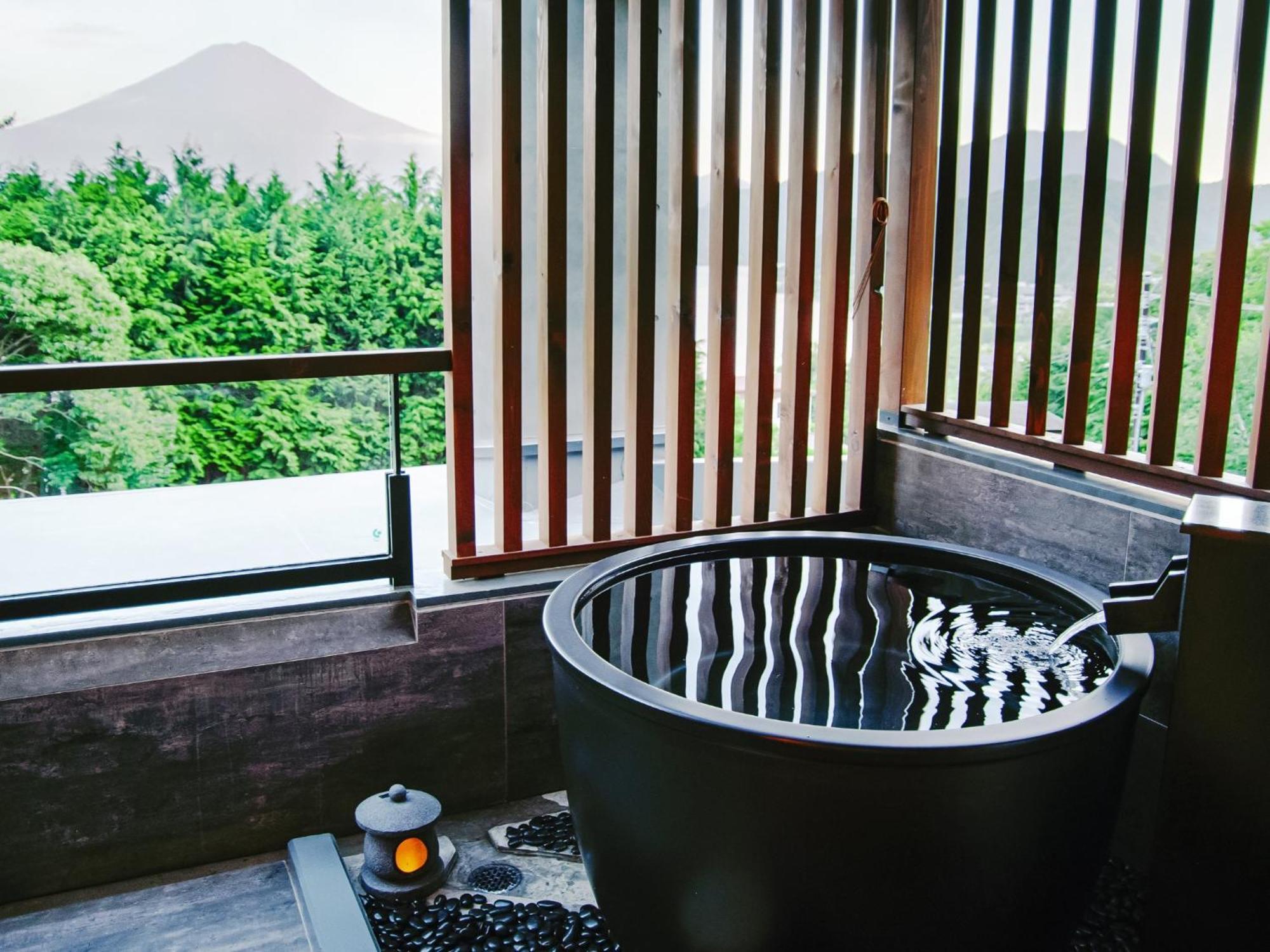Kumonoue Fuji Hotel Deluxe Room - Mt Fuji View With Open-Air Bath Fujikawaguchiko Exterior photo